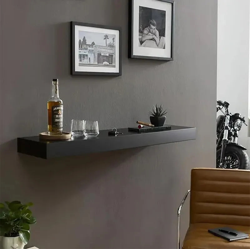 Hidden Shelf with Secret Compartment – Floating Wall Shelf with Magic Flap Design