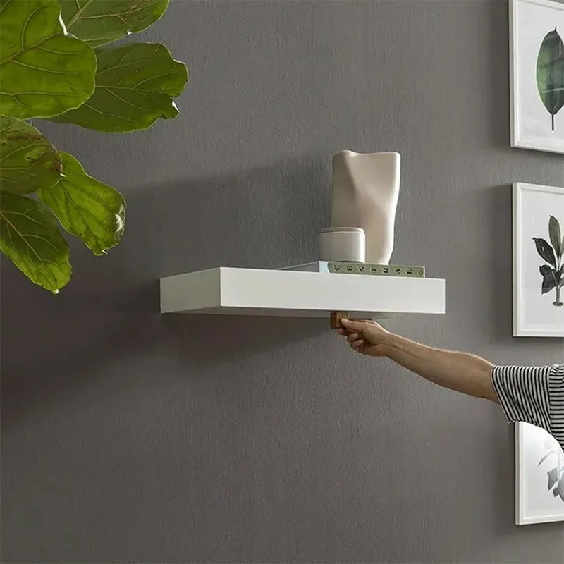 Hidden Shelf with Secret Compartment – Floating Wall Shelf with Magic Flap Design