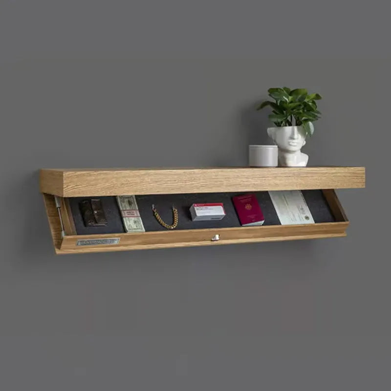 Hidden Shelf with Secret Compartment – Floating Wall Shelf with Magic Flap Design